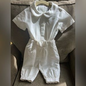 White pageboy outfit